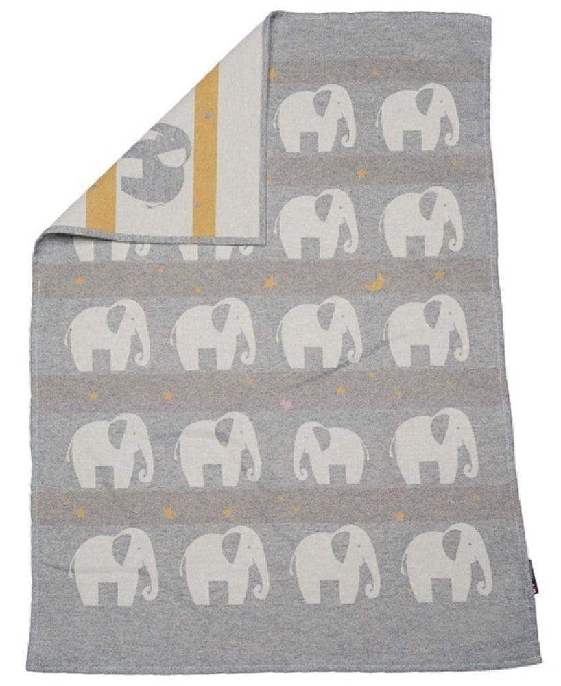 Babydecke Lima "Elefanten", Kuscheldecke
