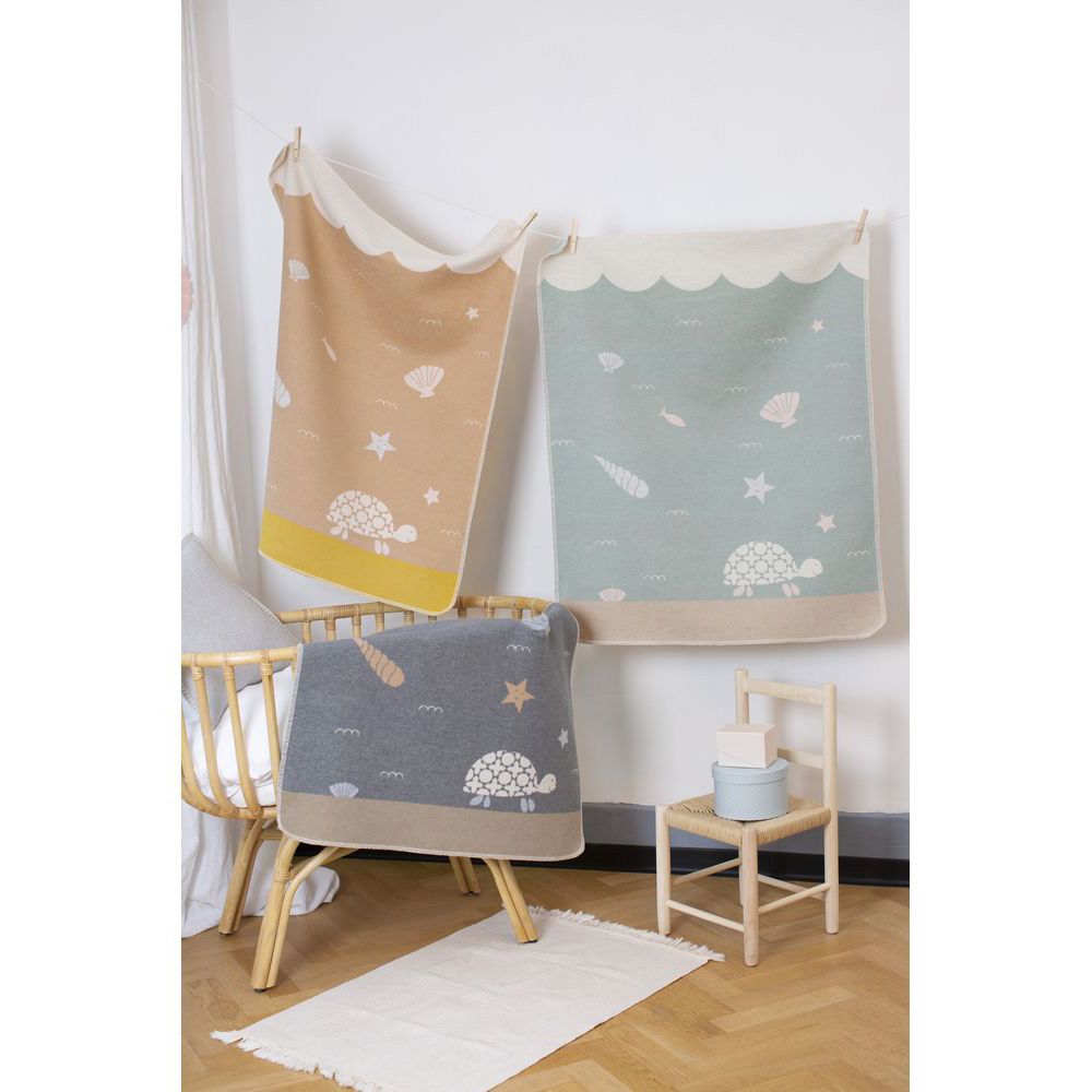 Babydecke Juwel "Schildkröte", Kuscheldecke