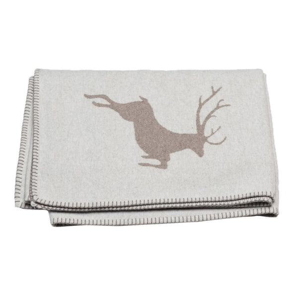 Wohndecke "Sylt Hirsch", Kuscheldecke