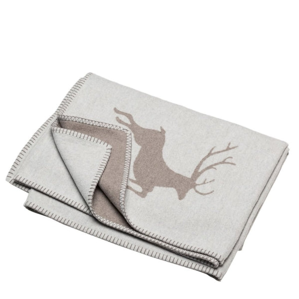 Wohndecke "Sylt Hirsch", Kuscheldecke