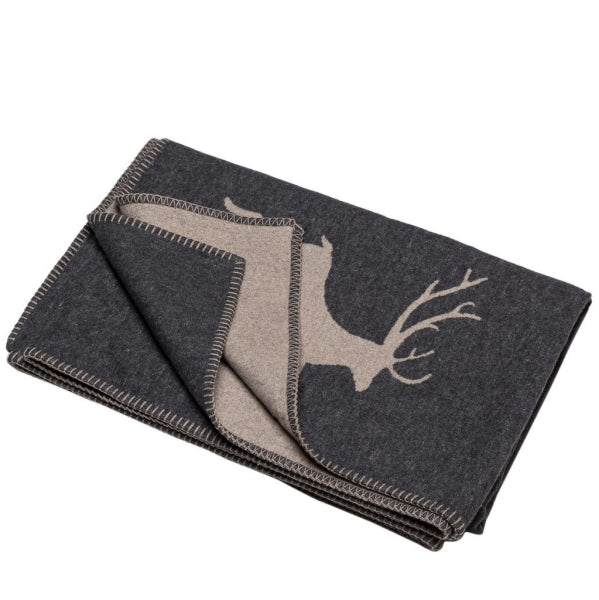 Wohndecke "Sylt Hirsch", Kuscheldecke