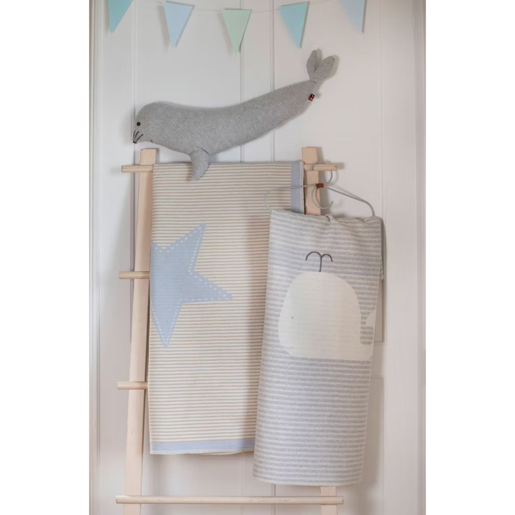 Babydecke Juwel "Stern", Kuscheldecke, Blau