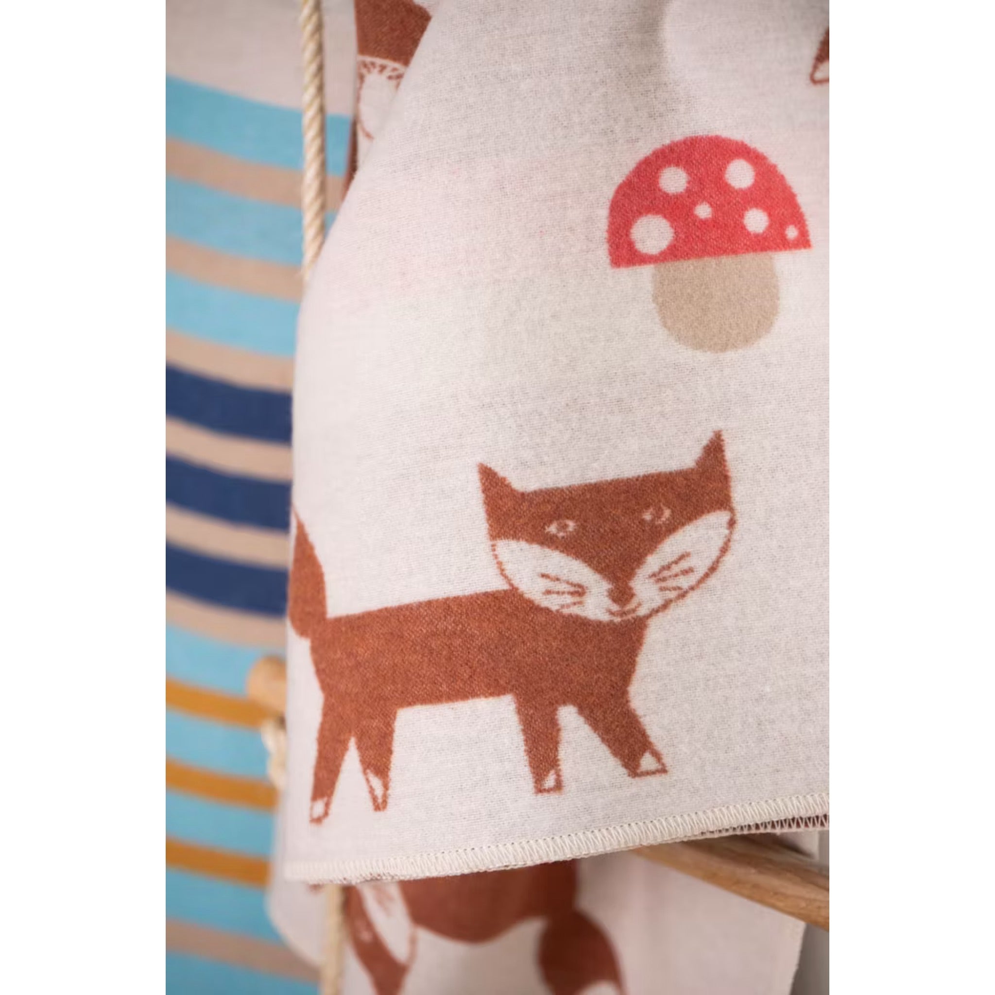 Babydecke Juwel "Fuchs & Pilz", Kuscheldecke
