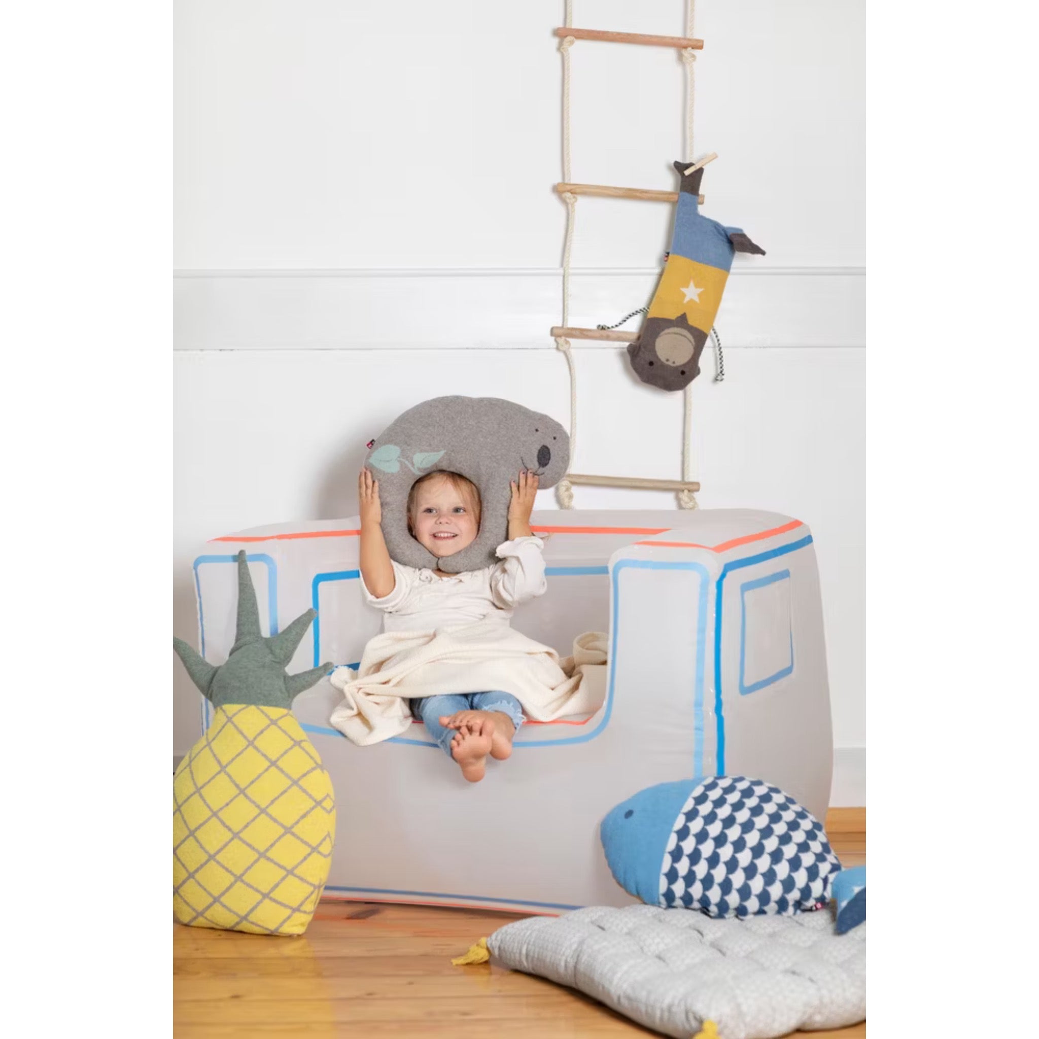 Juwel Kinder-Kissen "Faultier", Kuschelkissen