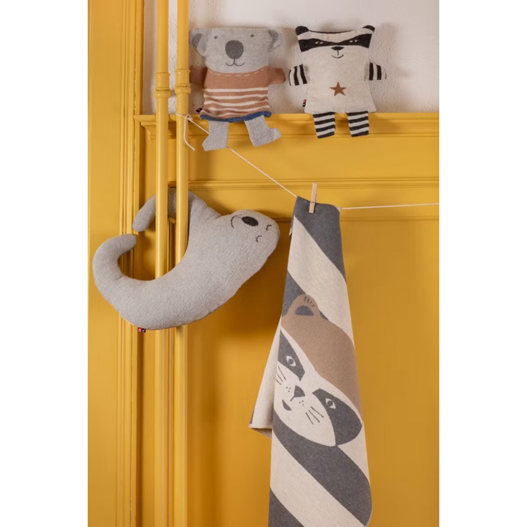 Juwel Kinder-Kissen "Faultier", Kuschelkissen