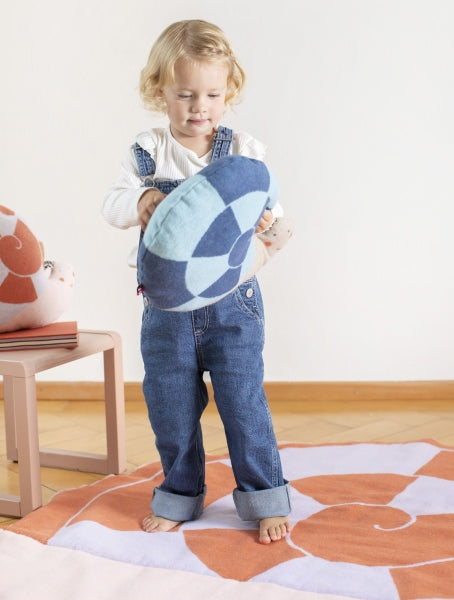 Juwel Kinder-Kissen "Schnecke", Kuschelkissen