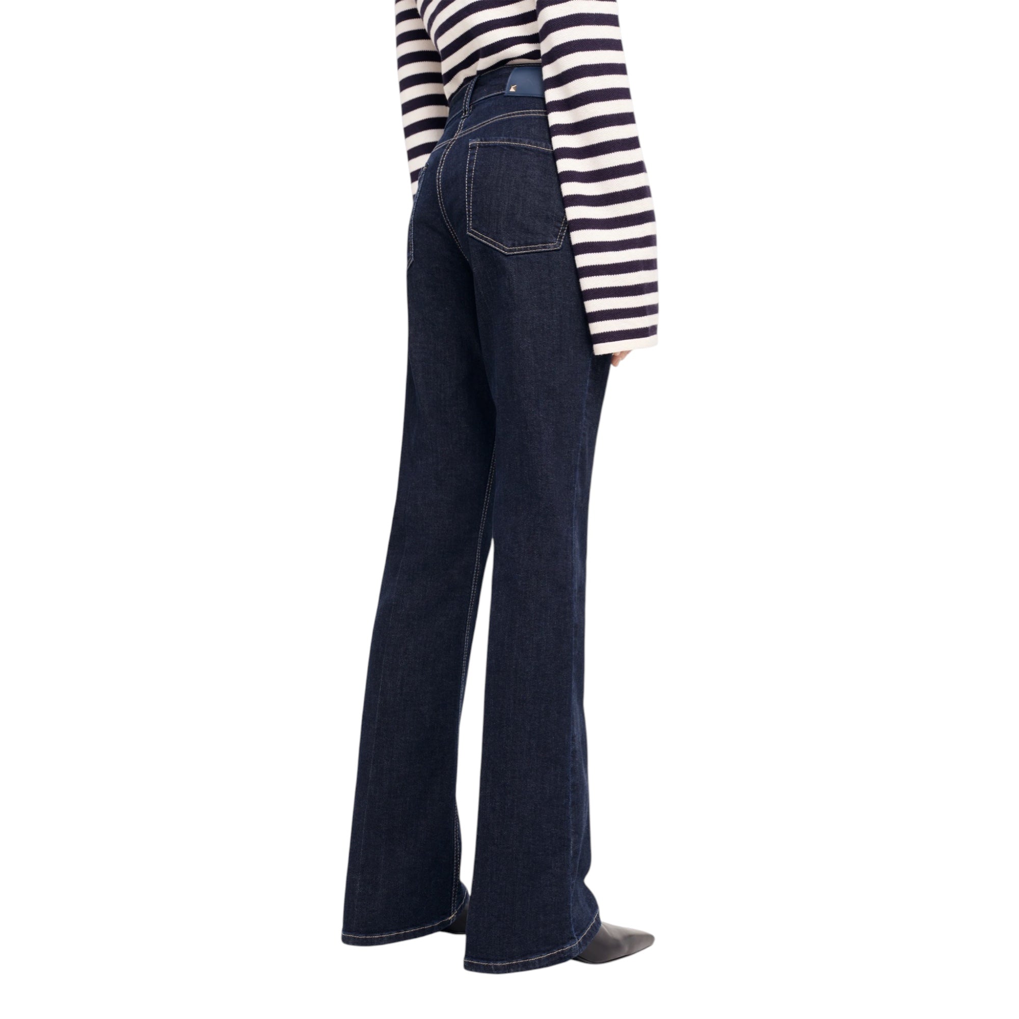Cambio Jeans "Paris flared", Dark Denim