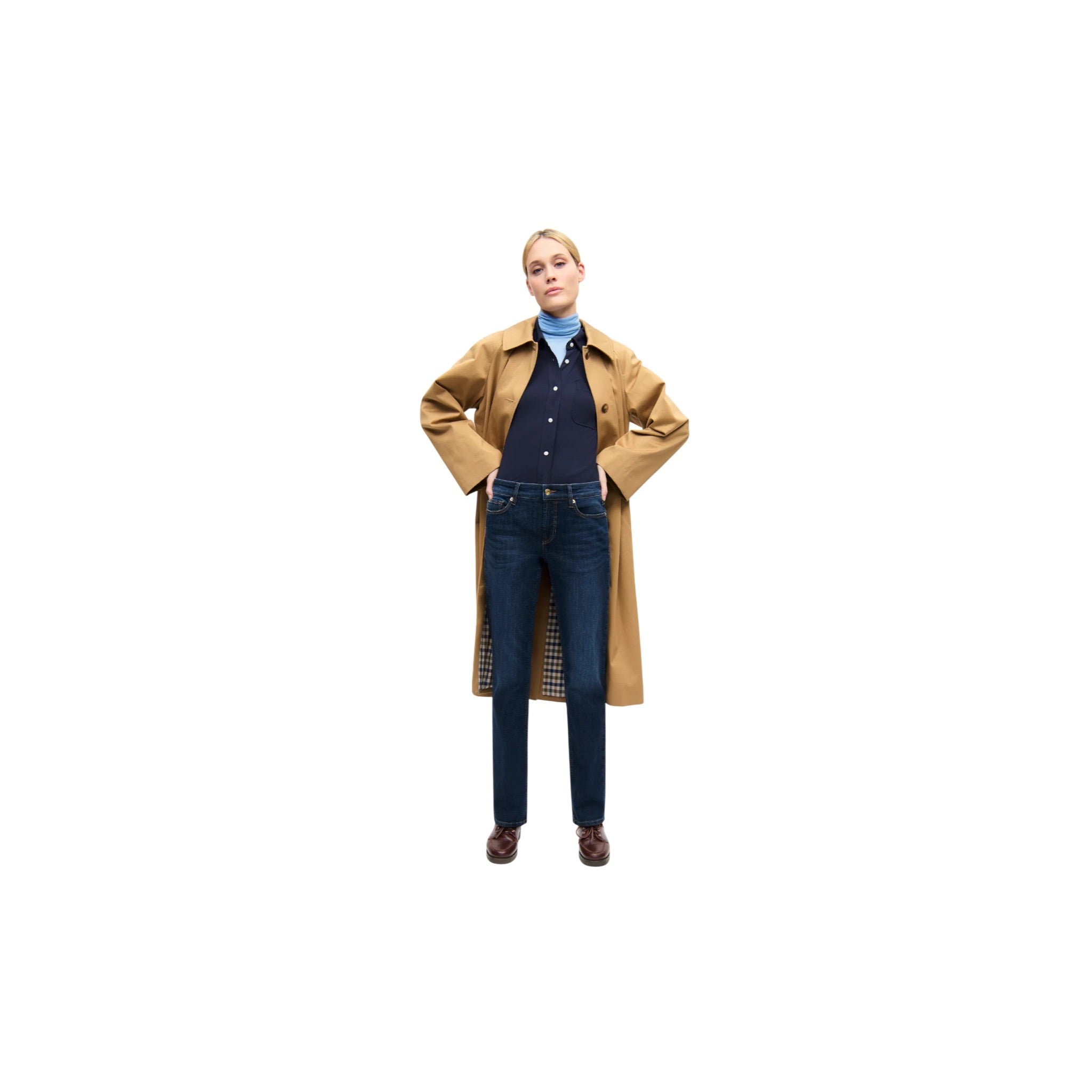 Cambio Jeans Piper Long, Blue