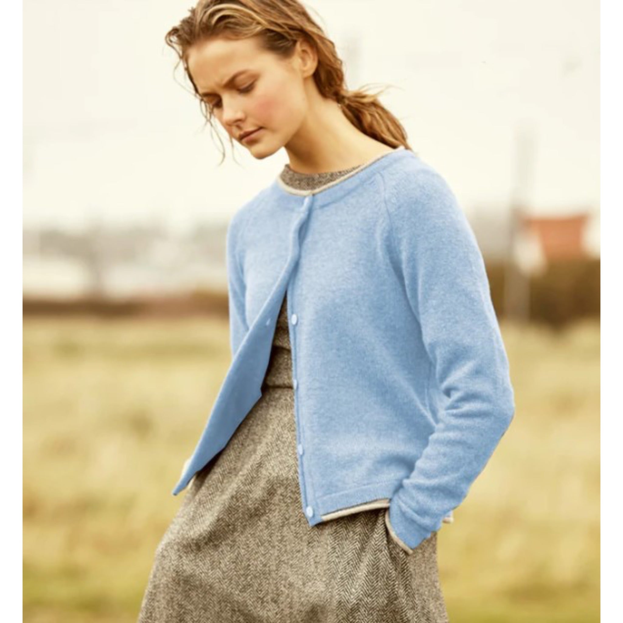 Irischer Woll-Cardigan "Killiney" - zeitlos & edel