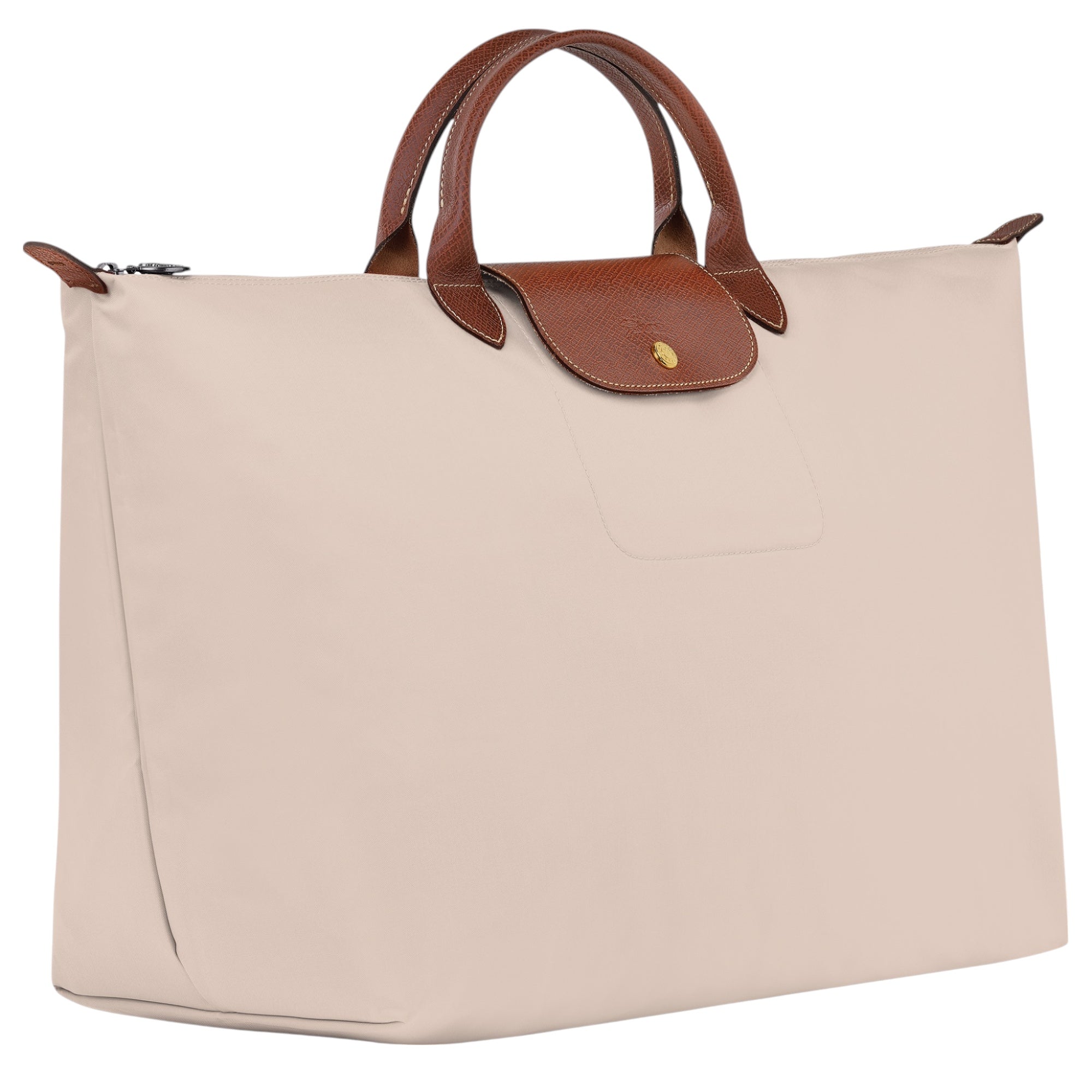 Longchamp Le Pliage Reisetasche, Weekender L, Papier (Hellbeige)
