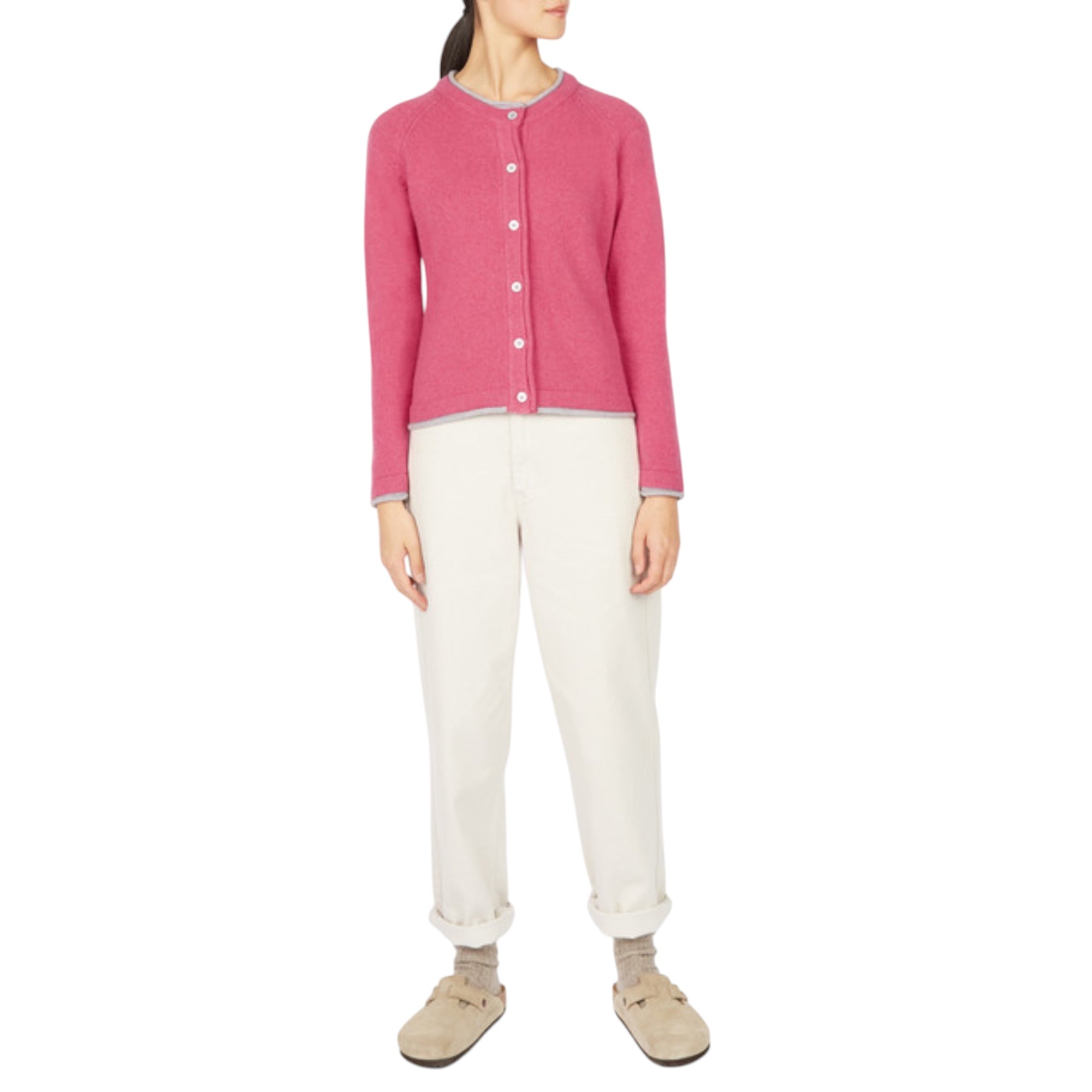 Irischer Woll-Cardigan "Killiney" - zeitlos & edel