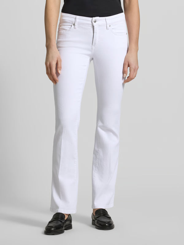 Cambio Jeans Paris flared, Weiß