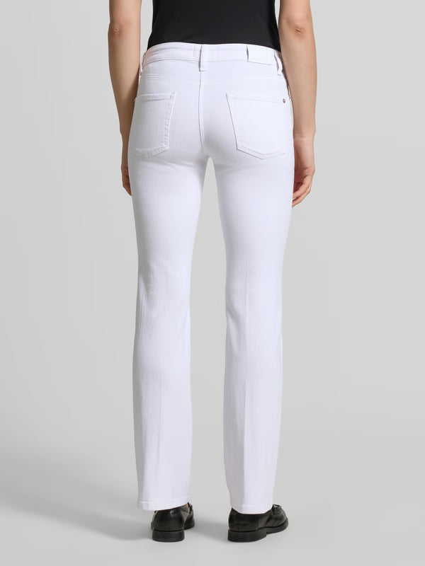 Cambio Jeans Paris flared, Weiß