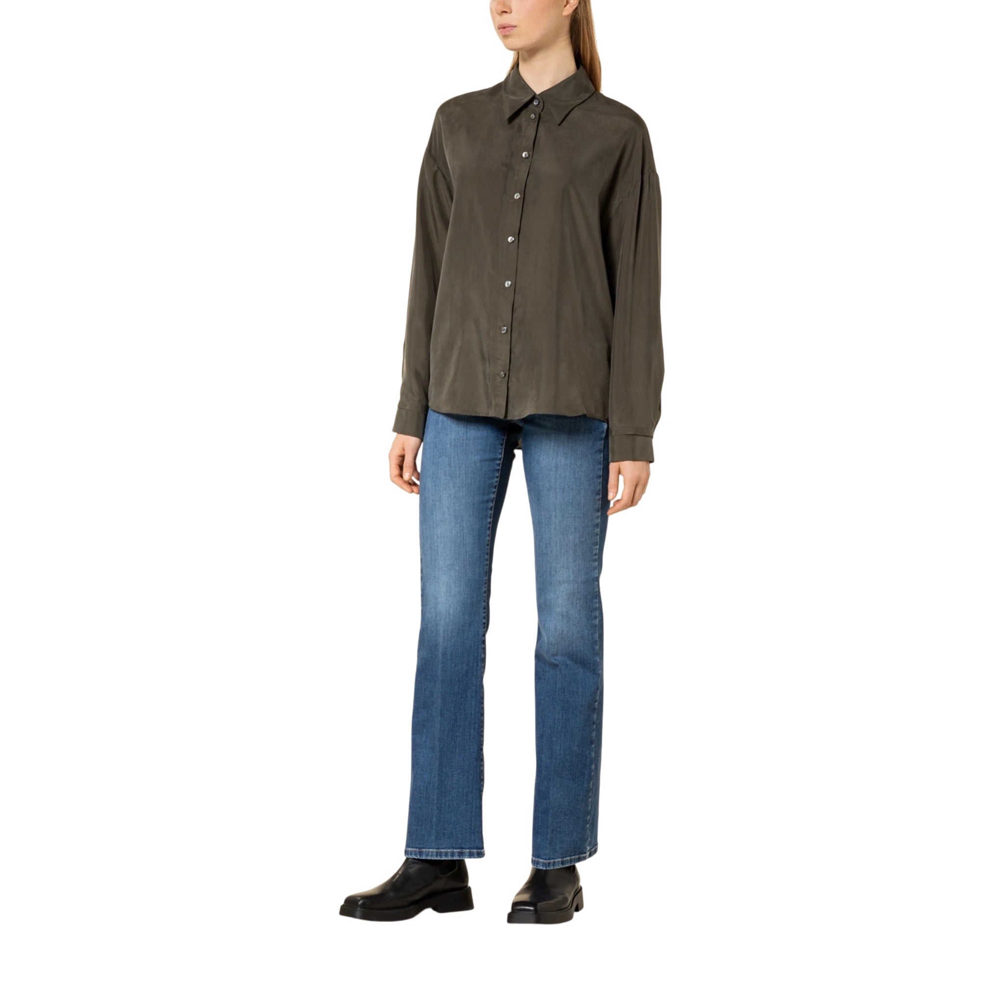 Cambio Jeans Paris flared, Blue