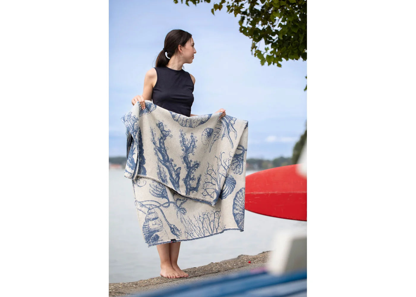 Wohndecke „Alba“, Kuscheldecke – Motiv Submarine