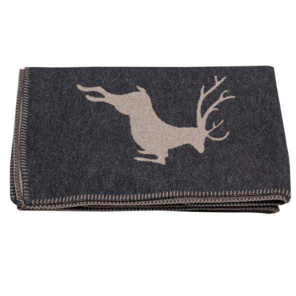 Wohndecke "Sylt Hirsch", Kuscheldecke