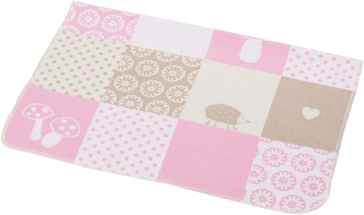 Babydecke Juwel "Patch Girl", Kuscheldecke, Rosa