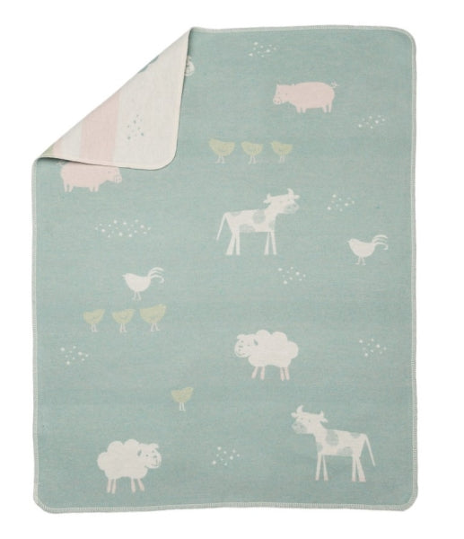 Babydecke Juwel "Hunde", Kuscheldecke, Hellgrün