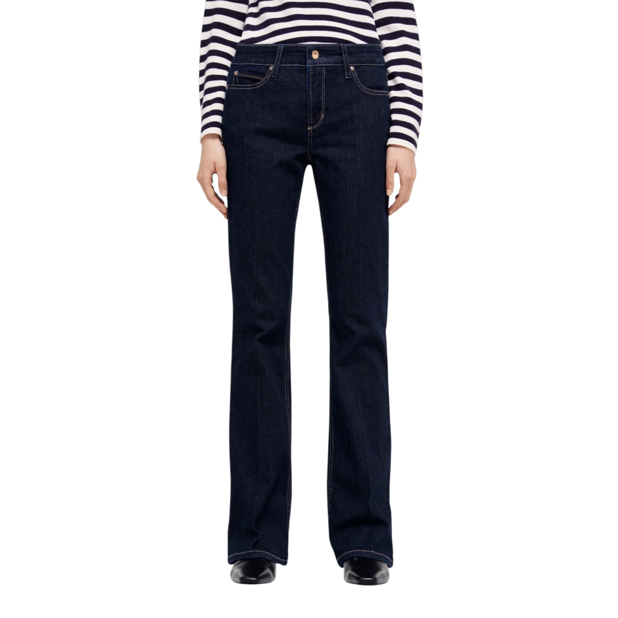 Cambio Jeans "Paris flared", Dark Denim