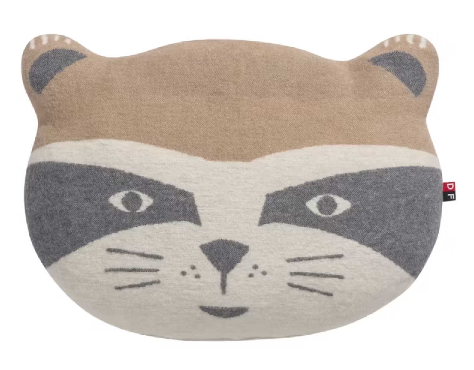 Juwel Kinder-Kissen "Waschbär", Kuschelkissen