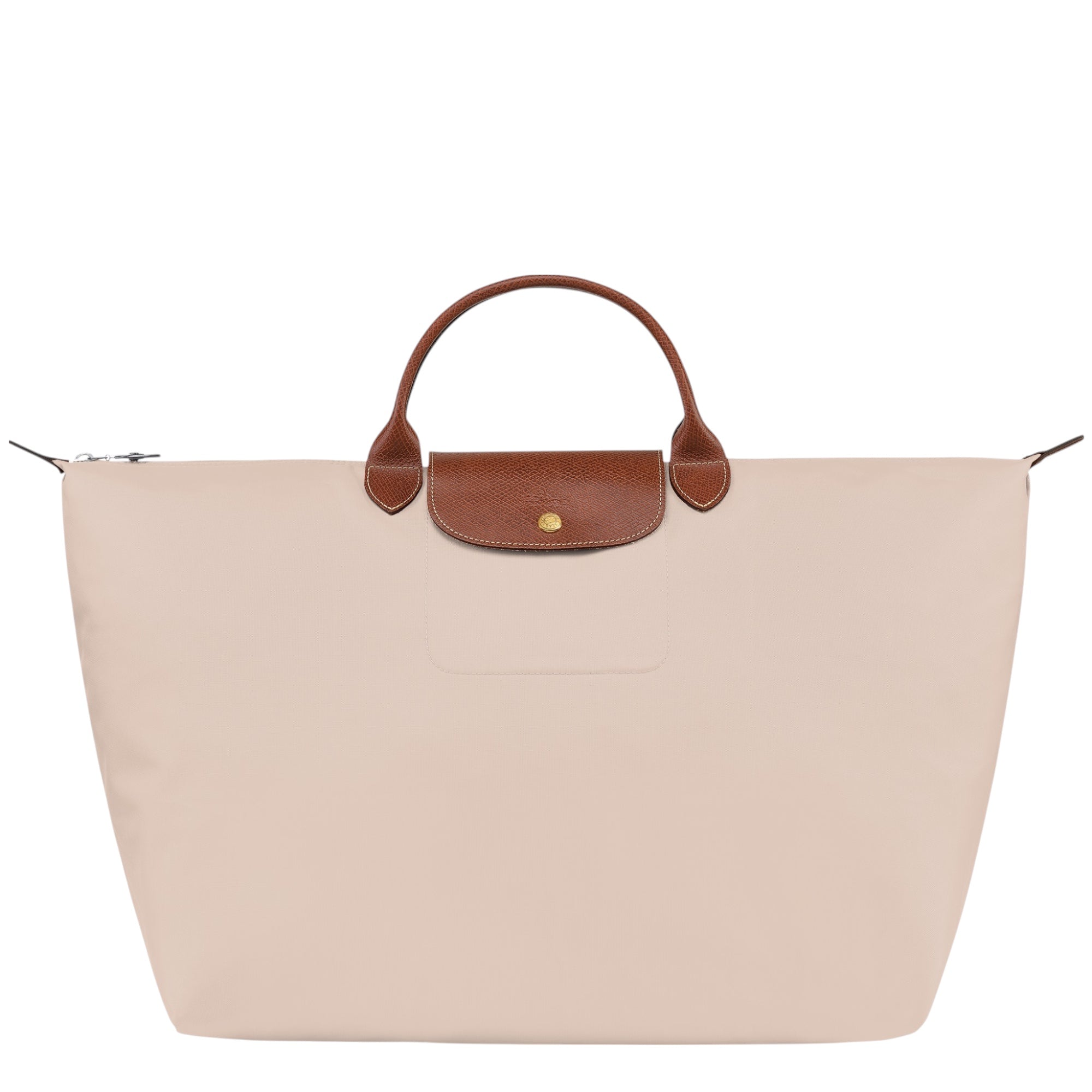 Longchamp Le Pliage Reisetasche, Weekender L, Papier (Hellbeige)