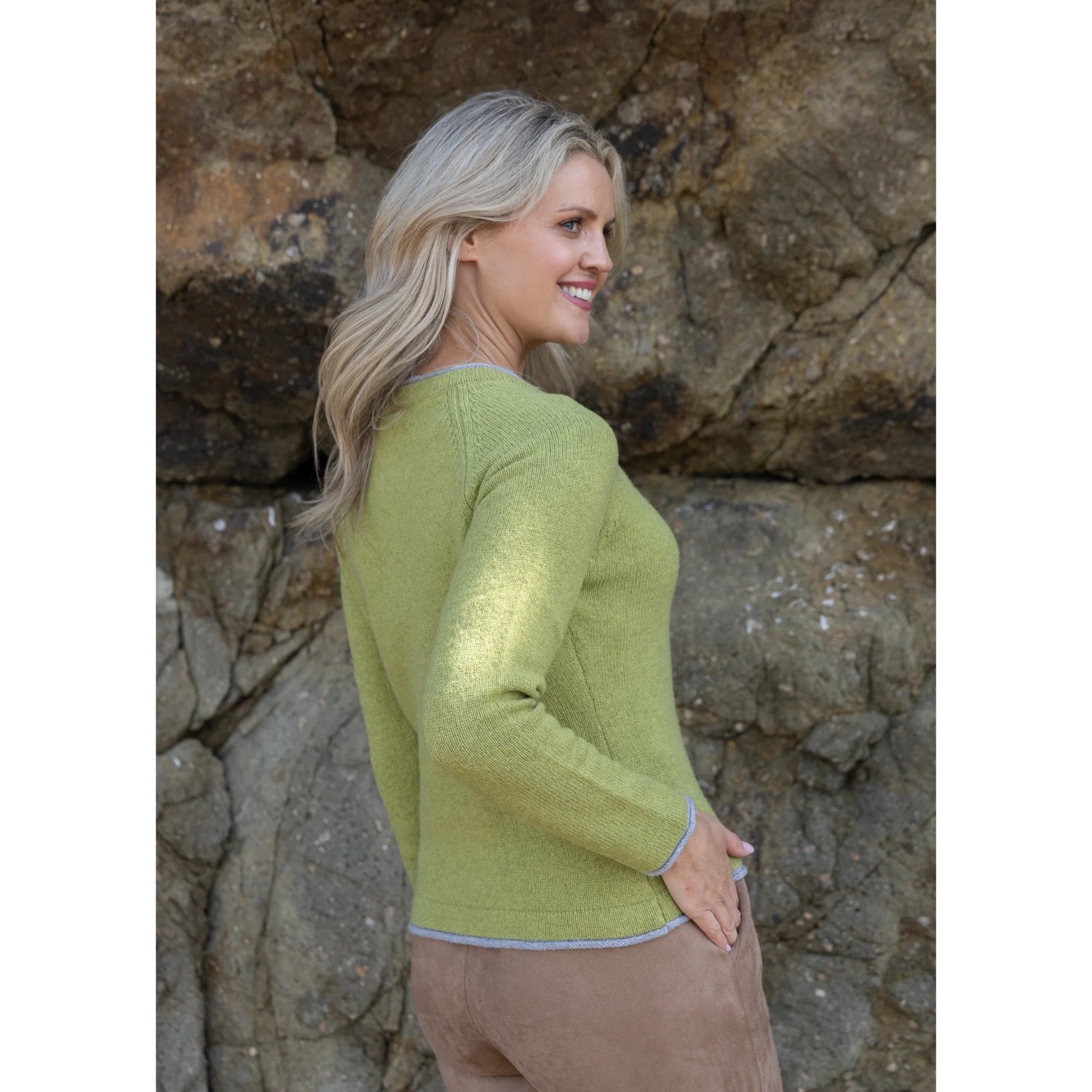 Irischer Woll-Cardigan "Killiney" - zeitlos & edel