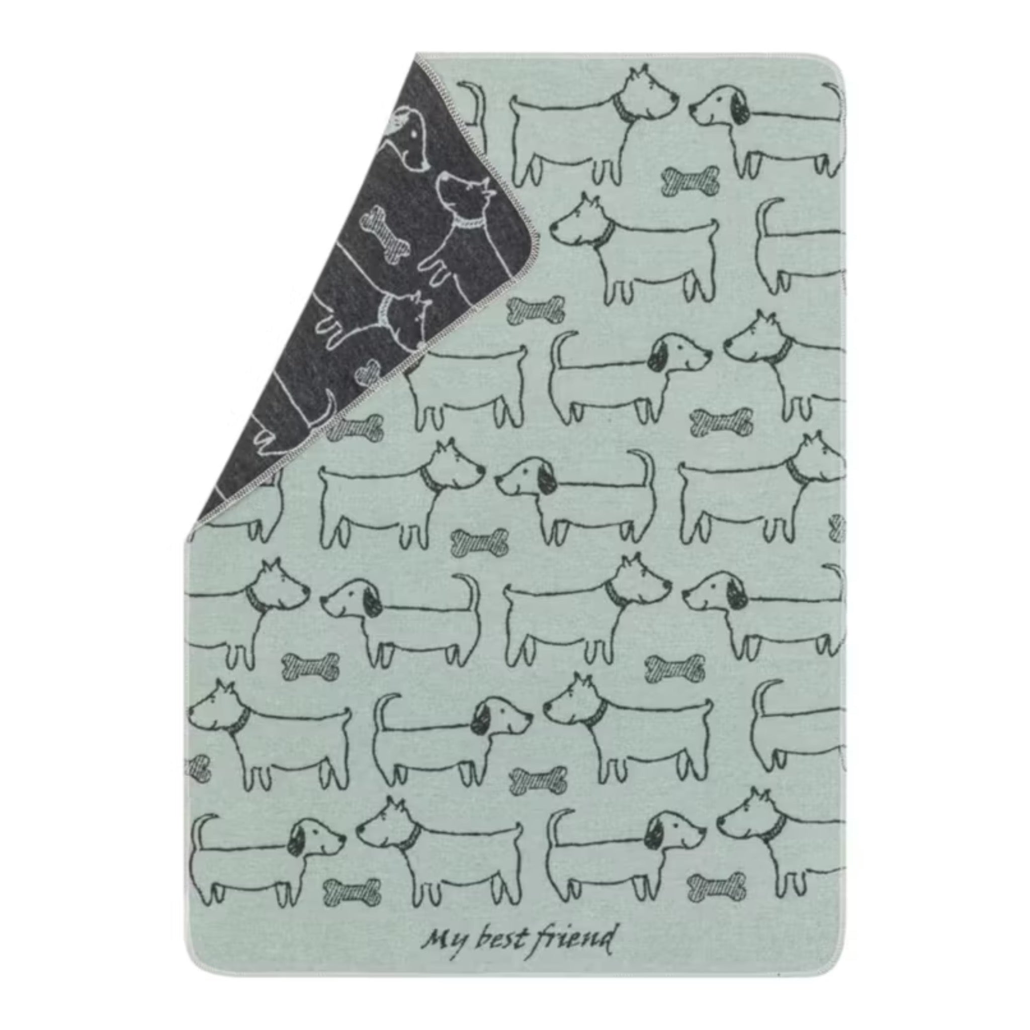 Haustierdecke "best friends allover", Kuscheldecke