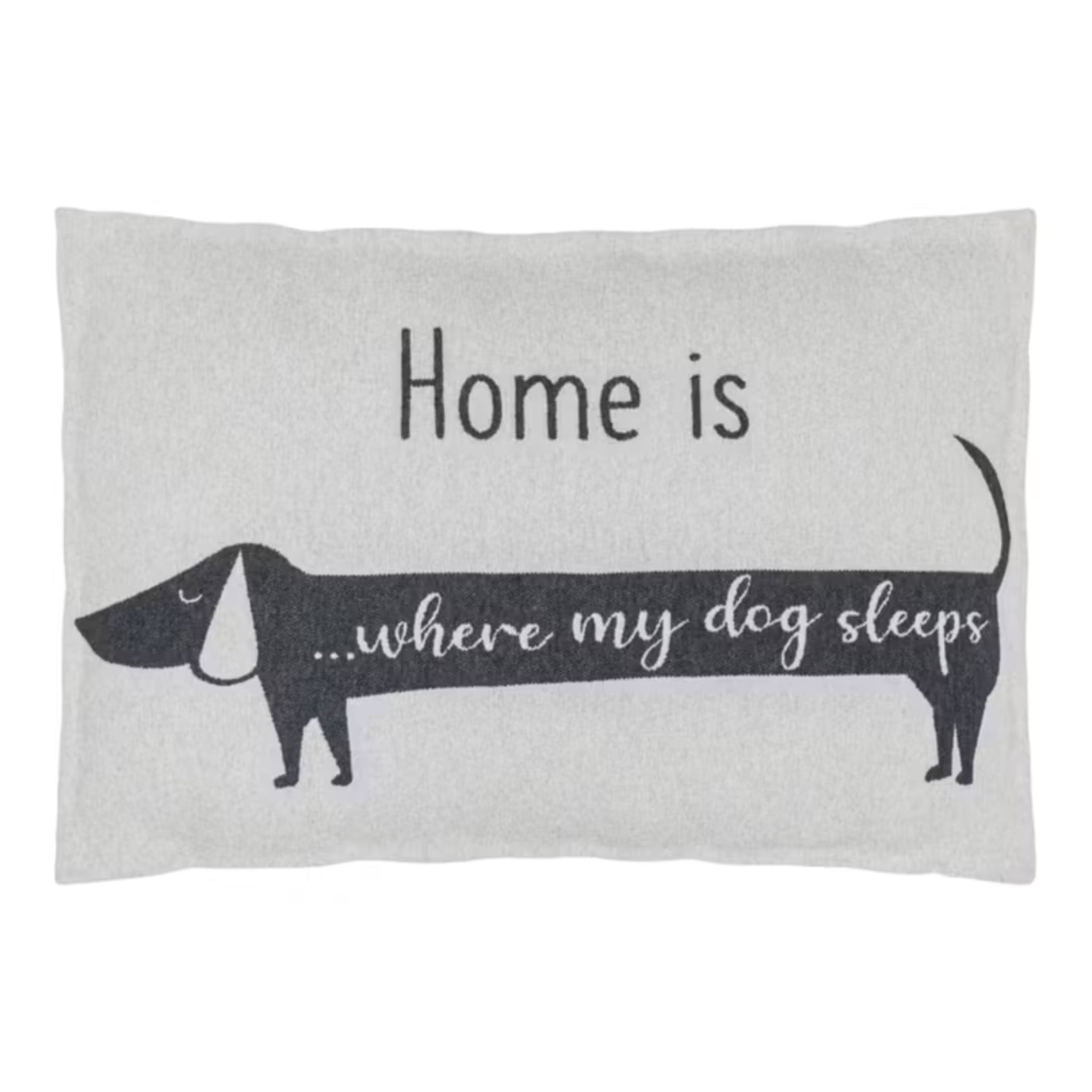 Kissenhülle "Home is where my dog sleeps"