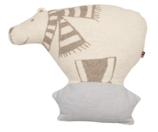 Juwel Kinder-Kissen "Eisbär auf Scholle", Kuschelkissen