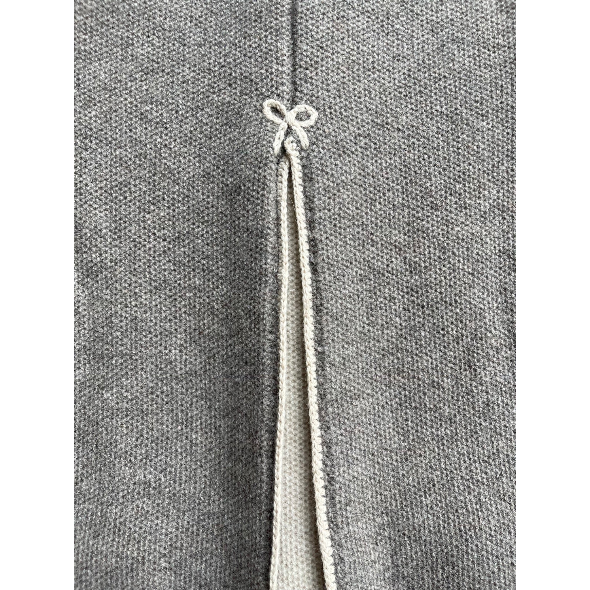 Astrifa Strickjacke, Janker Bischofswiesen mit Rückenfalte, Schlamm